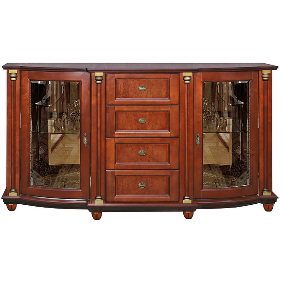 Тумба «Валенсия 3.4с» П244.32, Цвет: Каштан