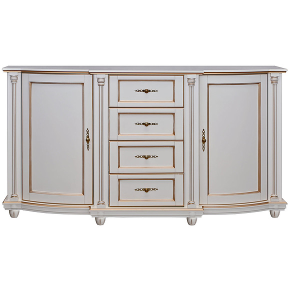 Тумба «Валенсия 3.4» П244.20, Цвет: Античная темпера с золотом