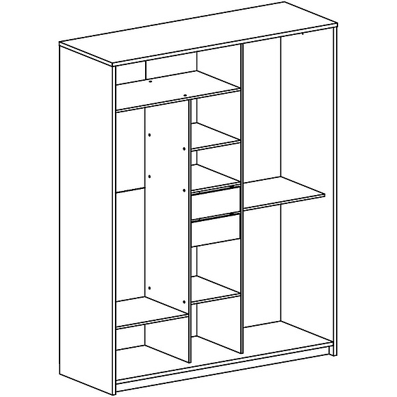 Шкаф-купе «Глобус» П038.1803, Цвет: Сосна карелия