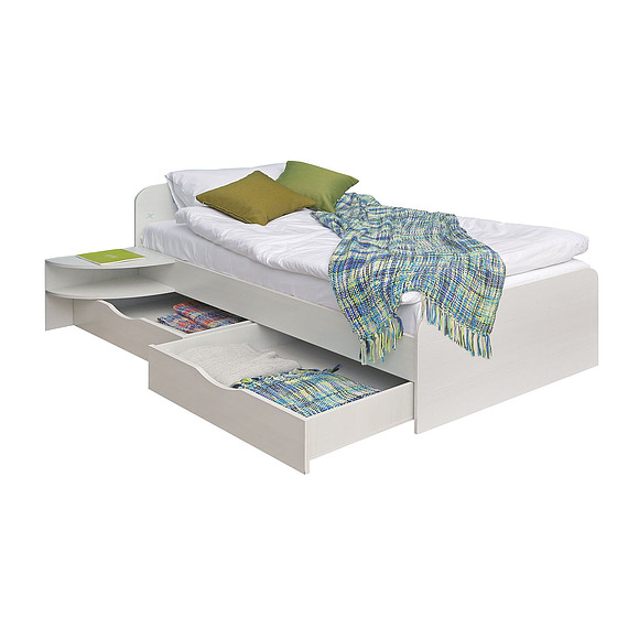 Кровать одинарная «Соната» П439.35Д15, Цвет: Принт «Цветок»