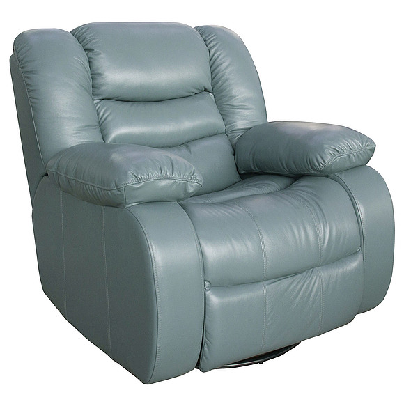 Кресло-реклайнер «Манчестер 1» (1Р), Материал: натуральная кожа, Группа ткани: 120 группа