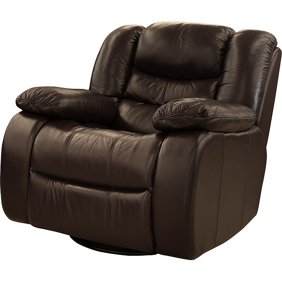 Кресло-реклайнер «Манчестер 1» (1Р), Материал: натуральная кожа, Группа ткани: 140 группа