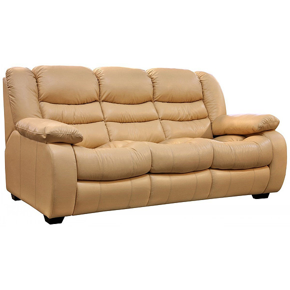 3-х местный диван «Манчестер 1» (3м), Материал: натуральная кожа, Группа ткани: 140 группа