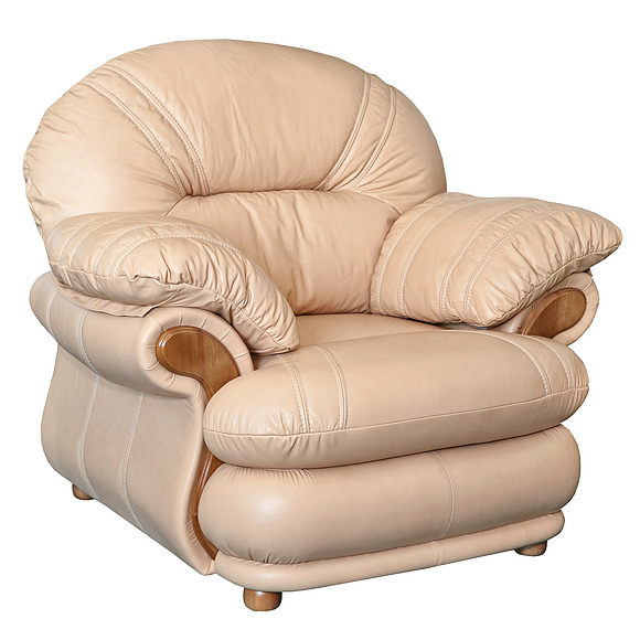 Кресло «Орлеан» (12), Материал: натуральная кожа, Группа ткани: 140 группа, Механизм трансформации: без механизма