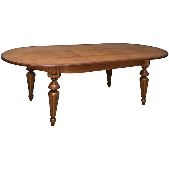 Стол «Верди 18» П394.01, Цвет: Дуб рустикаль с патинированием