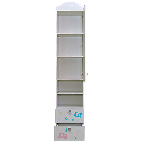 Шкаф «Соната» П439.15Д15, Цвет: Принт «Буквы»