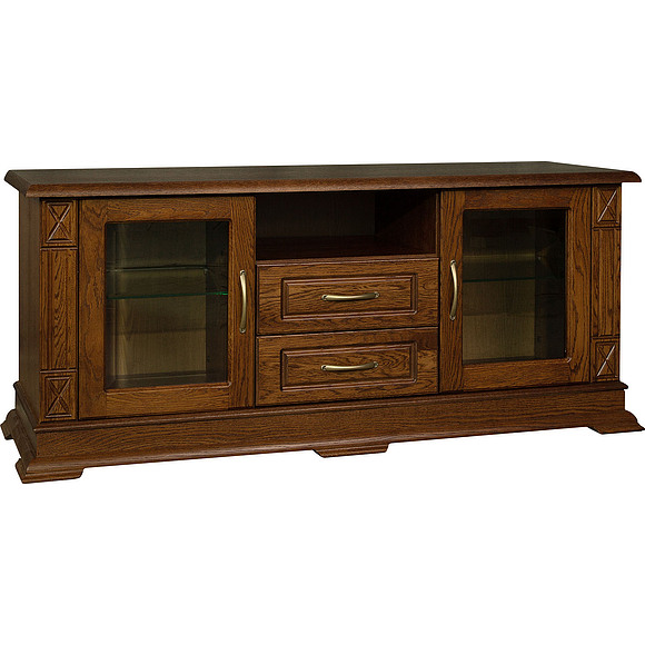 Тумба «Верди Люкс ТВ2» П487.09, Цвет: Черешня