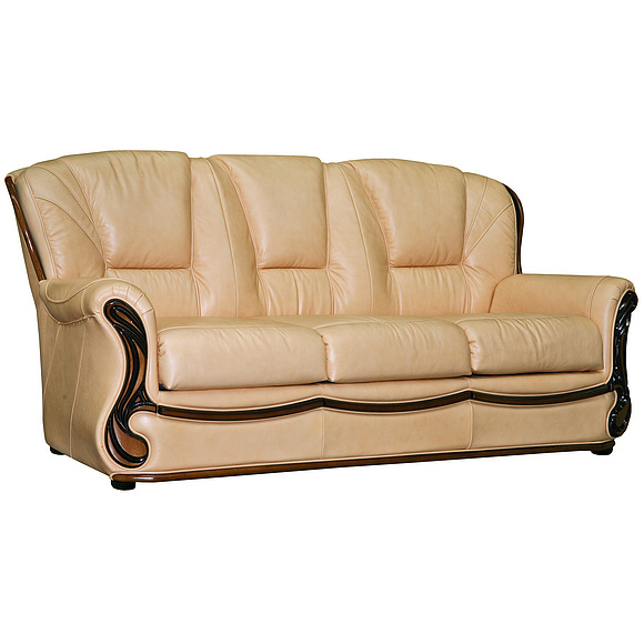 3-х местный диван «Изабель 2» (3м) - спецпредложение, Материал: натуральная кожа, Группа ткани: 120 группа