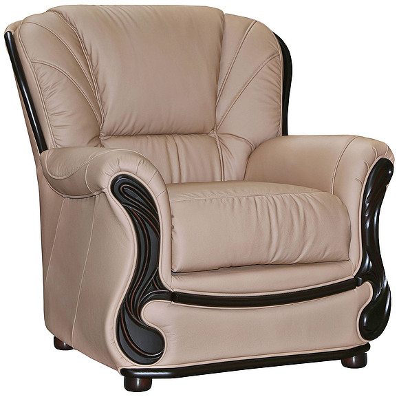 Кресло «Изабель 2» (12) - спецпредложение, Материал: натуральная кожа, Группа ткани: 120 группа