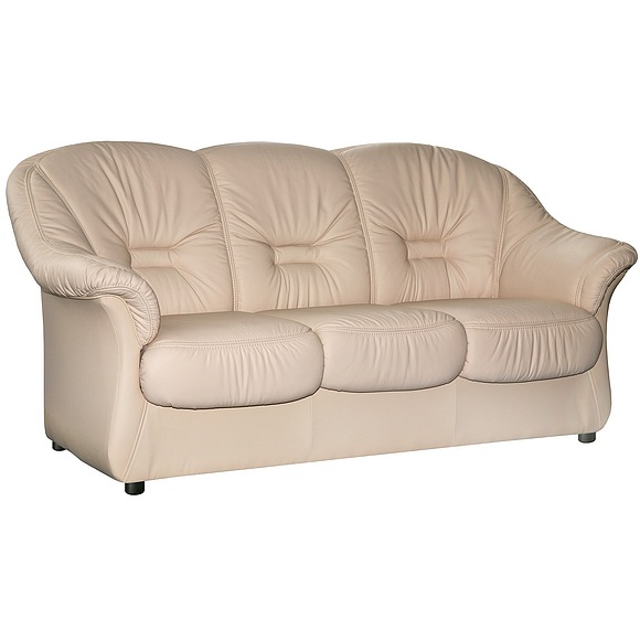 3-х местный диван «Омега» (3м) - спецпредложение, Материал: натуральная кожа, Группа ткани: 120 группа, Механизм трансформации: с механизмом