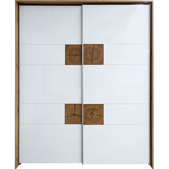 Шкаф-купе «Гелиос» П554.01, Цвет: Дуб Вотан + белый