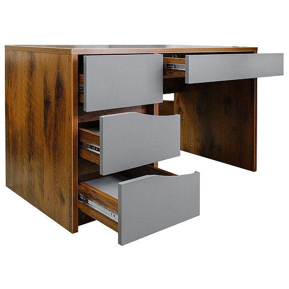 Стол письменный «Монако» П510.15, Цвет: Дуб Саттер+Серый Мокко (stol_pism_monako_p510_15_seryi_mokko5c1109e1f2d825e0eda5e5a6f1.jpg) Стол письменный «Монако» П510.15, Цвет: Дуб Саттер+Серый Мокко