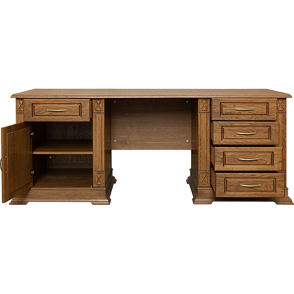 Стол письменный  «Верди Люкс 7» П432.12, Цвет: Дуб рустикаль