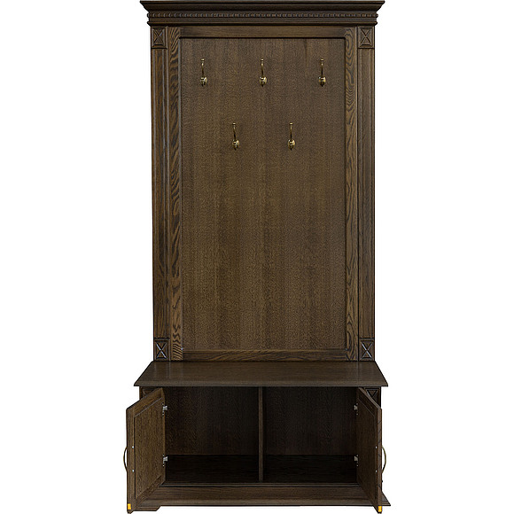 Тумба с вешалкой «Верди Люкс» П433.05, Цвет: Венге