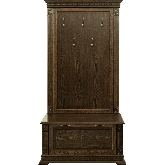 Тумба с вешалкой «Верди Люкс» П433.06, Цвет: Венге