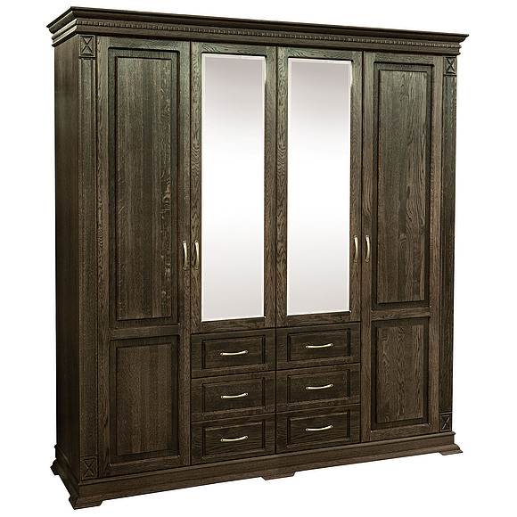 Шкаф «Верди Люкс» П434.01, Цвет: Табак