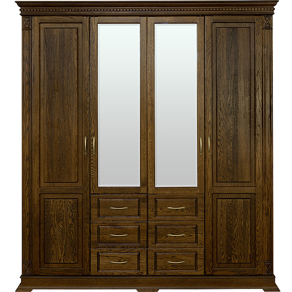 Шкаф «Верди Люкс» П434.01, Цвет: Черешня