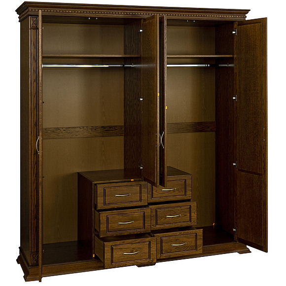 Шкаф «Верди Люкс» П434.01, Цвет: Черешня