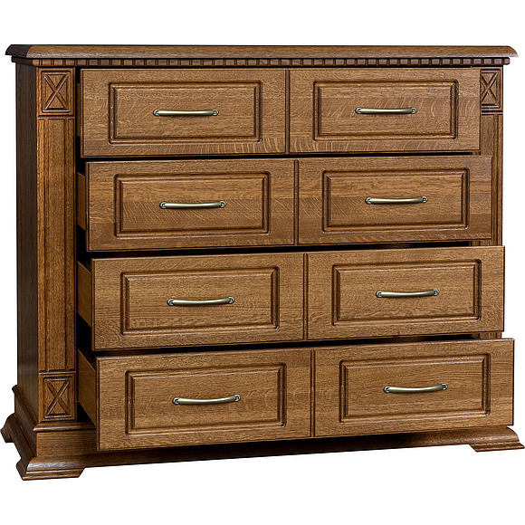 Комод «Верди Люкс» П434.02, Цвет: Дуб рустикаль