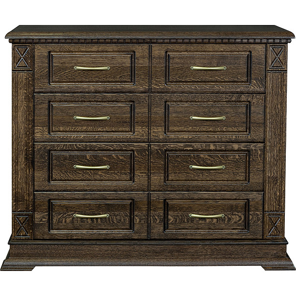 Комод «Верди Люкс» П434.02, Цвет: Табак