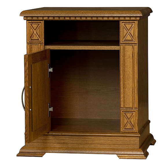 Тумба прикроватная «Верди Люкс» П434.03-1, Цвет: Дуб рустикаль