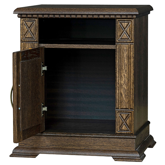 Тумба прикроватная «Верди Люкс» П434.03-1, Цвет: Табак