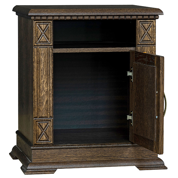 Тумба прикроватная «Верди Люкс» П434.03, Цвет: Табак