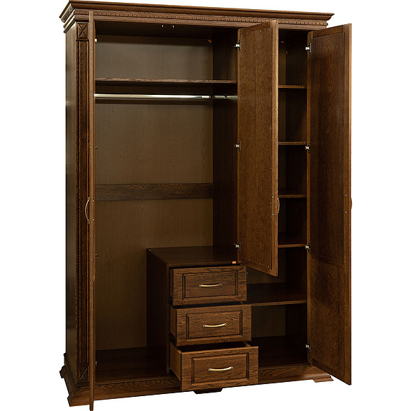 Шкаф «Верди Люкс» П434.10, Цвет: Черешня