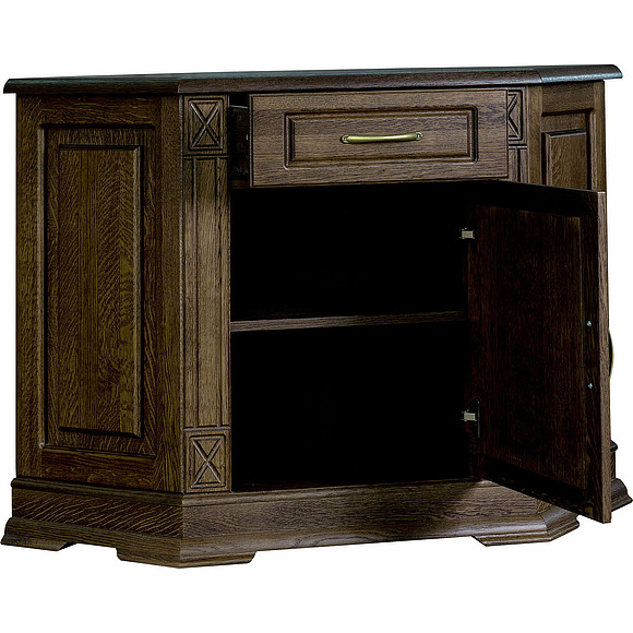 Тумба «Верди Люкс 1у» П487.01, Цвет: Табак (Tymba_Verdi_Luks_1y_P487-01_tabak_.jpg) Тумба «Верди Люкс 1у» П487.01, Цвет: Табак