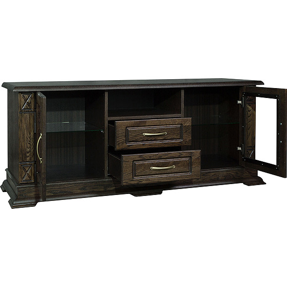 Тумба «Верди Люкс ТВ2» П487.09, Цвет: Венге