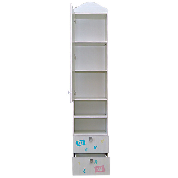 Шкаф «Соната» П439.15-01Д15, Цвет: Принт «Буквы»