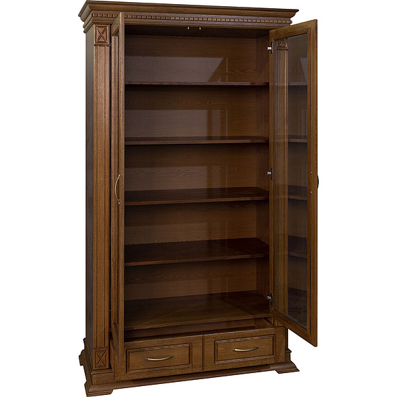 Шкаф «Верди Люкс 2/1» П487.27, Цвет: Дуб рустикаль