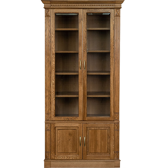 Набор мебели для библиотеки «Верди Люкс 3» П523.Н3, Цвет: Дуб рустикаль