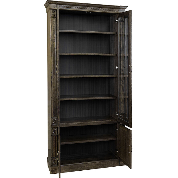 Набор мебели для библиотеки «Верди Люкс 3» П523.Н3, Цвет: Табак