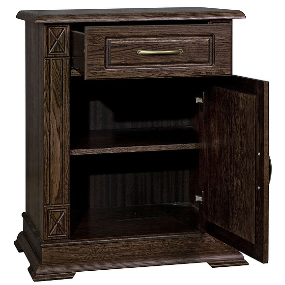 Тумба «Верди Люкс 1» П487.32, Цвет: Табак (Tumba_VerdiLux_1-P487-32_tabak2.jpg) Тумба «Верди Люкс 1» П487.32, Цвет: Табак