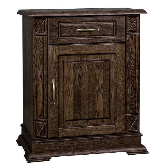 Тумба «Верди Люкс 1» П487.32, Цвет: Табак (Verdi_1_P487.jpg) Тумба «Верди Люкс 1» П487.32, Цвет: Табак