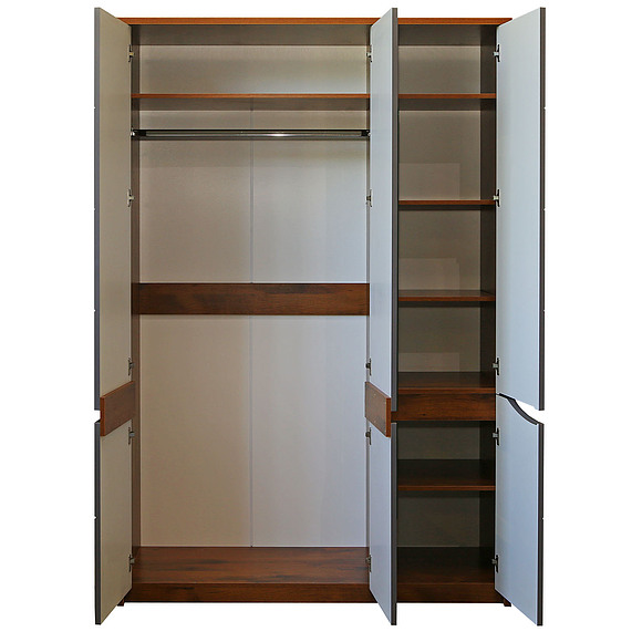 Шкаф для одежды «Монако» П528.07, Цвет: Дуб Саттер+Серый Мокко