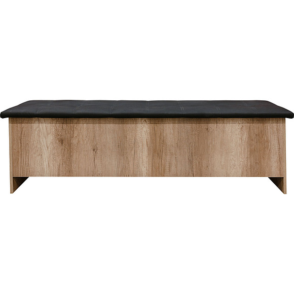 Скамья «Брауни» П043.1301, Цвет: Дуб Каньон+чёрный (skamya_brauni_p043_1301_2.jpg) Скамья «Брауни» П043.1301, Цвет: Дуб Каньон+чёрный