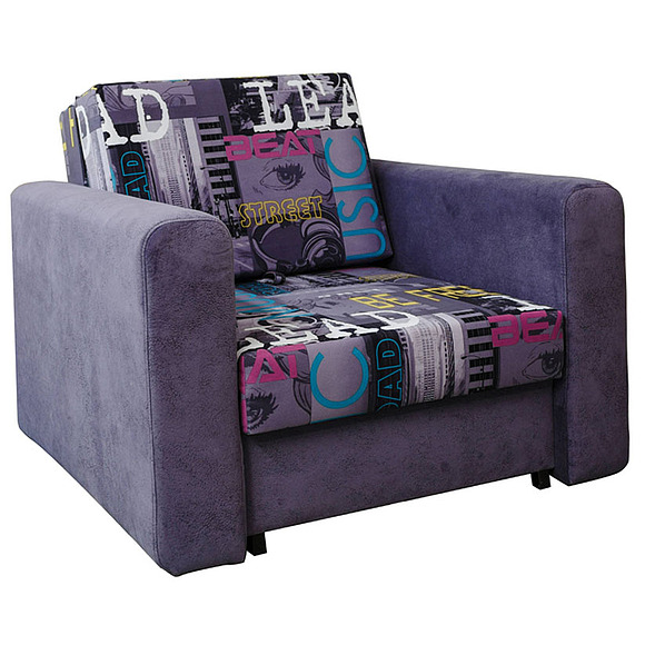 Кресло-кровать «Бриз 1» (1м), Материал: ткань, Группа ткани: 18 группа, Механизм трансформации: с механизмом