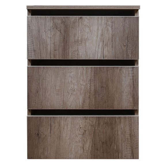 Секция нижняя «Брауни» П043.201, Цвет: Дуб Каньон+чёрный