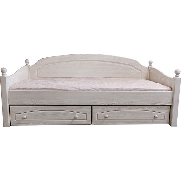 Кровать-диван «Лотос 2186» БМ701, Цвет: Брашированный крем, Спальное место: 2000х900 мм