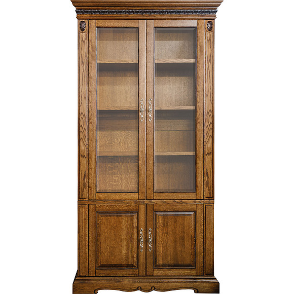 Шкаф комбинированный «Милана 2Д» П396.10, Цвет: Черешня