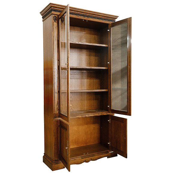 Шкаф комбинированный «Милана 2Д» П396.10, Цвет: Черешня