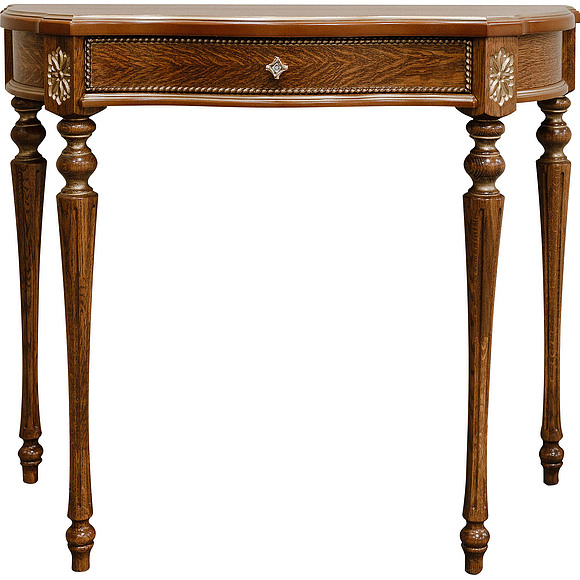 Стол-консоль П613.09, Цвет: Палисандр с золочением