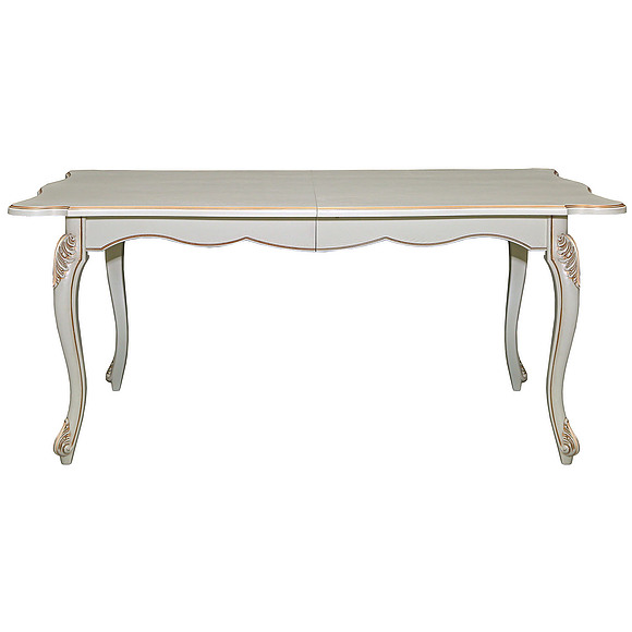 Стол «Алези 14Р» П353.09, Цвет: Слоновая кость с золочением