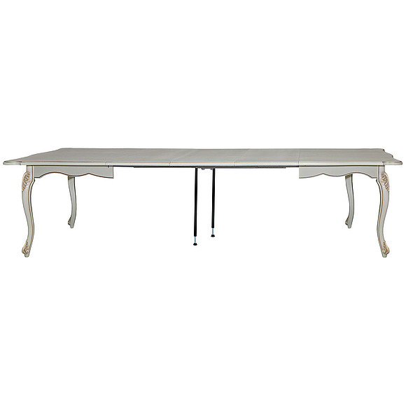 Стол «Алези 14Р» П353.09, Цвет: Слоновая кость с золочением