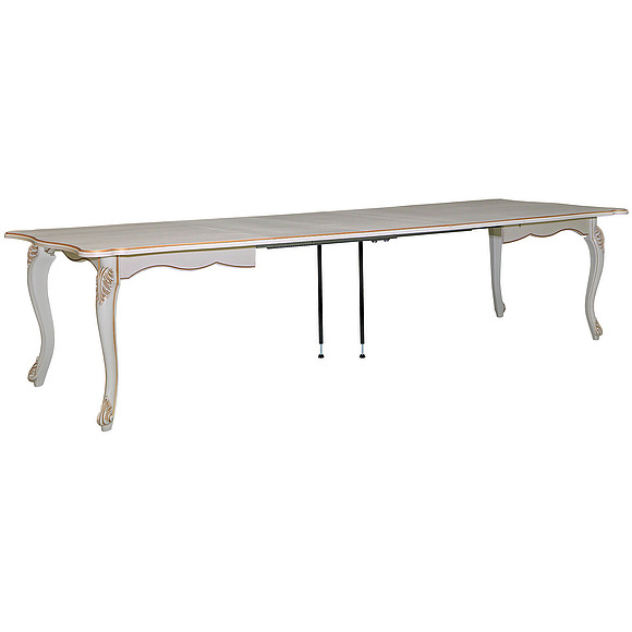 Стол «Алези 14Р» П353.09, Цвет: Слоновая кость с золочением