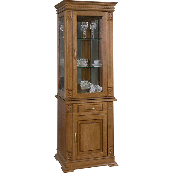 Шкаф комбинированный «Верди Люкс 1з» П487.34, Цвет: Дуб рустикаль