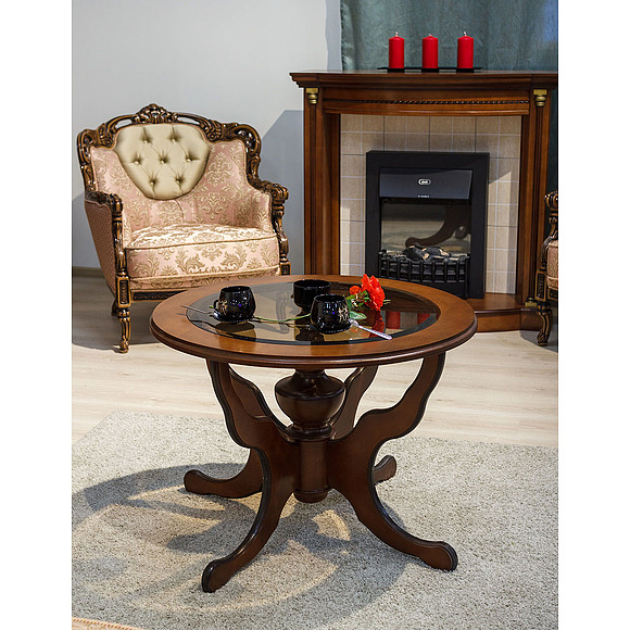 Стол журнальный «Валенсия 11» П404.11, Цвет: Каштан