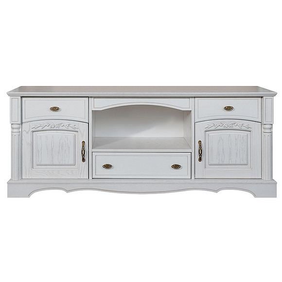 Тумба под ТВ «Паола 2103» БМ670, Цвет: Розовый пепел